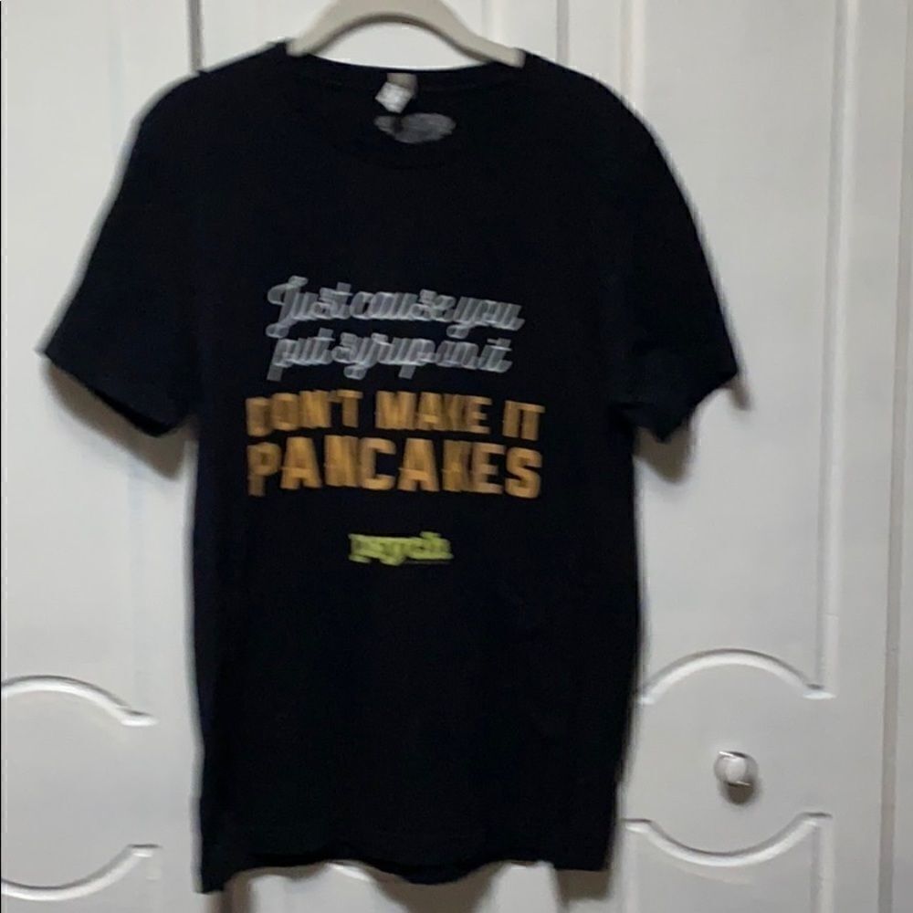 Bella-Canvas black graphic tee shirt size medium